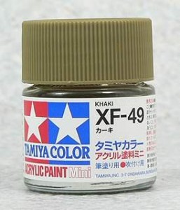 TAMIYA 壓克力系水性漆 10ml 卡其色 XF-4